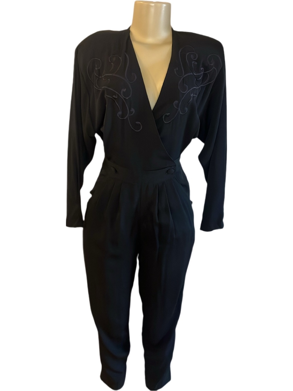 Vintage FADS Black Jumpsuit